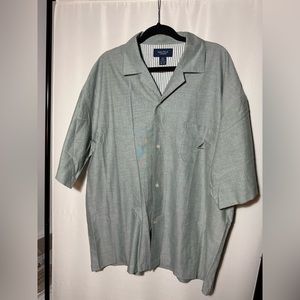 Nautica Sleepwear Button Down Shirt Size XL